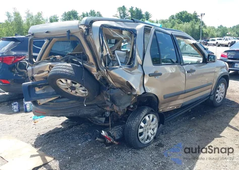 2006 Honda Cr-V Ex from USA, damaged, VIN SHSRD78866U438328